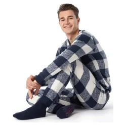 Schiesser Heren pyjama lang – geruit