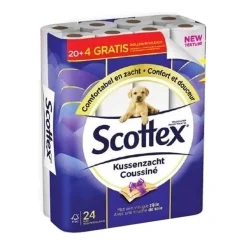 Scottex Kussenzacht wit 20+4 pack