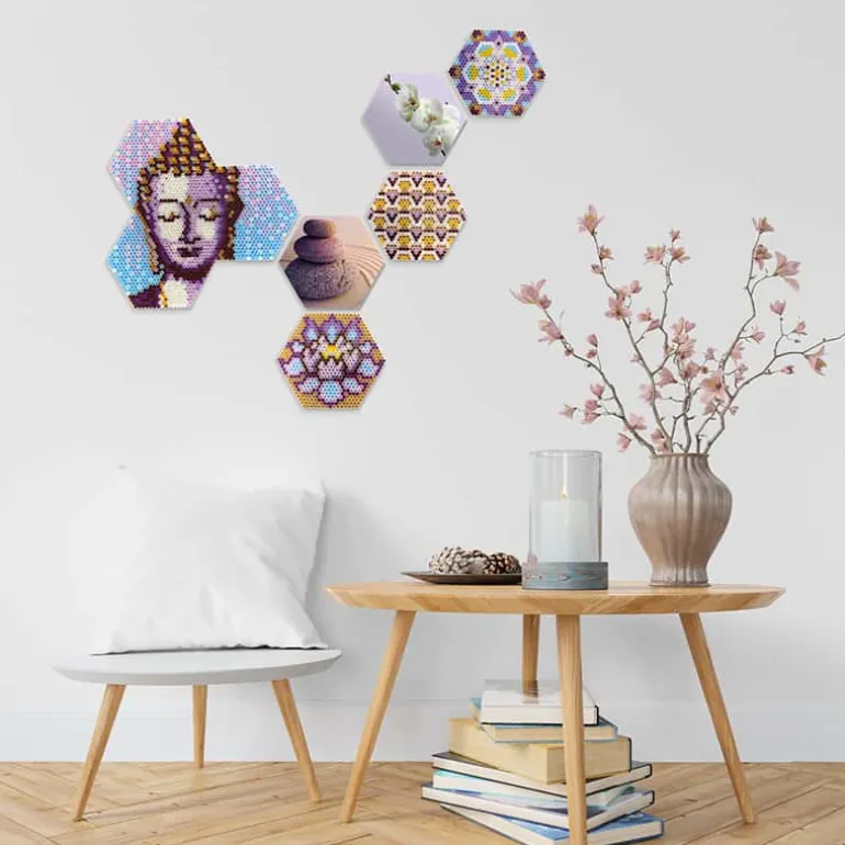 SES Beedz Art Hex Tiles Zen