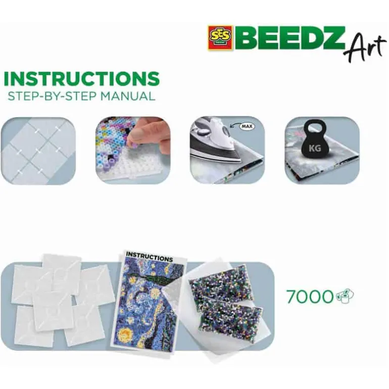 SES Beedz Art Van Gogh de sterrennacht