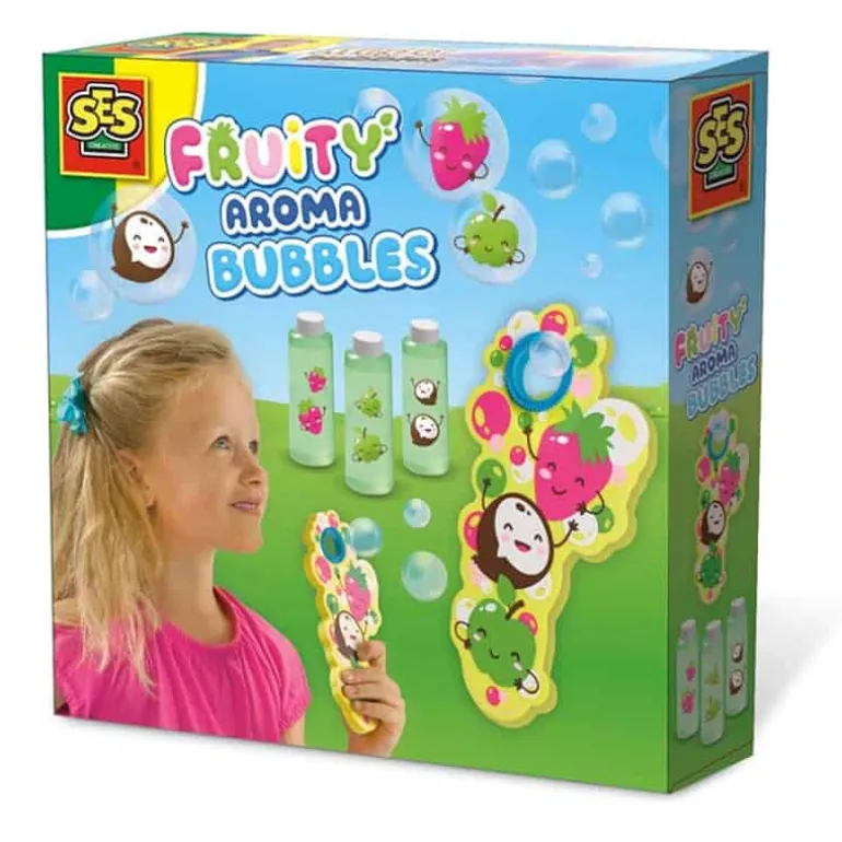 SES Fruitgeur bellenblaas 3x200ml
