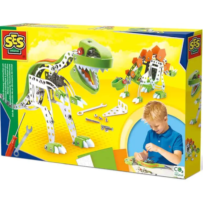 SES Metaal constructieset dino