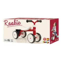 Smoby Loopfiets Rookie rood/wit
