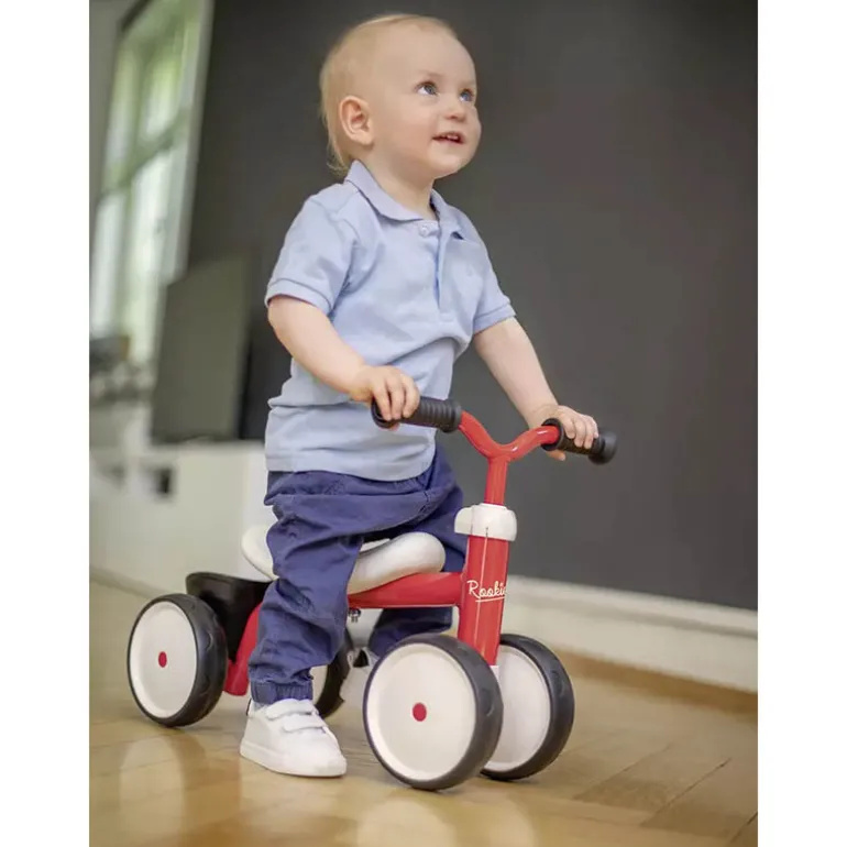 Smoby Loopfiets Rookie rood/wit