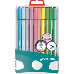 Stabilo Pen 68 Pastelparade (20 stuks)