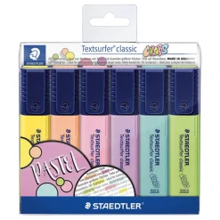 Staedtler Textsurfer classic tekstmarker (6 stuks) pastel