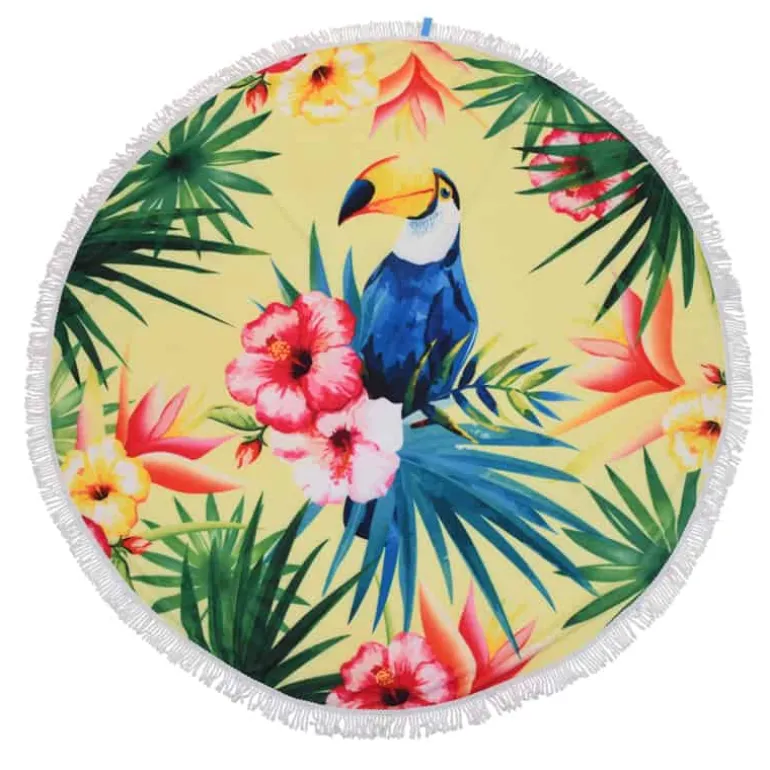 Strandlaken rond 150cm (3 ass.)