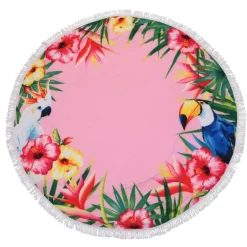 Strandlaken rond 150cm (3 ass.)