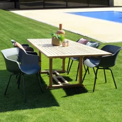 Tafel  Midland (100×180/240cm) in teak