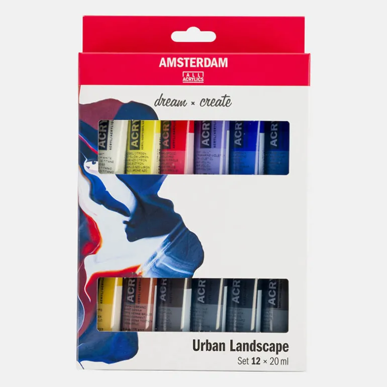 Talens Amsterdam acryl (12x 20ml) Urban Landscape