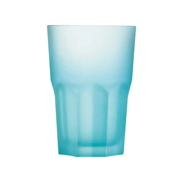 Techno glas frost blauw