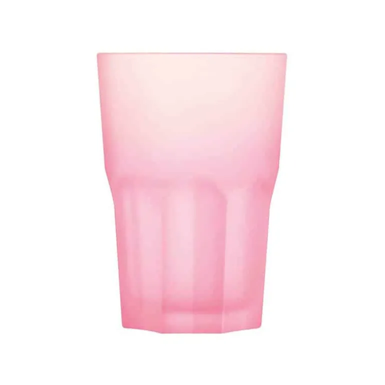 Techno glas frost roze