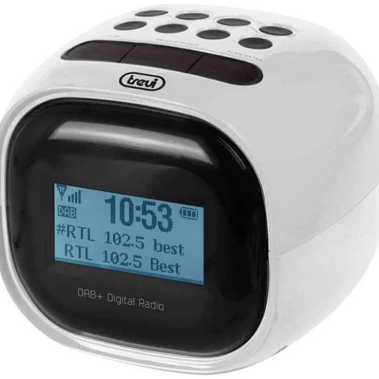 Trevi Klokradio DAB Wit