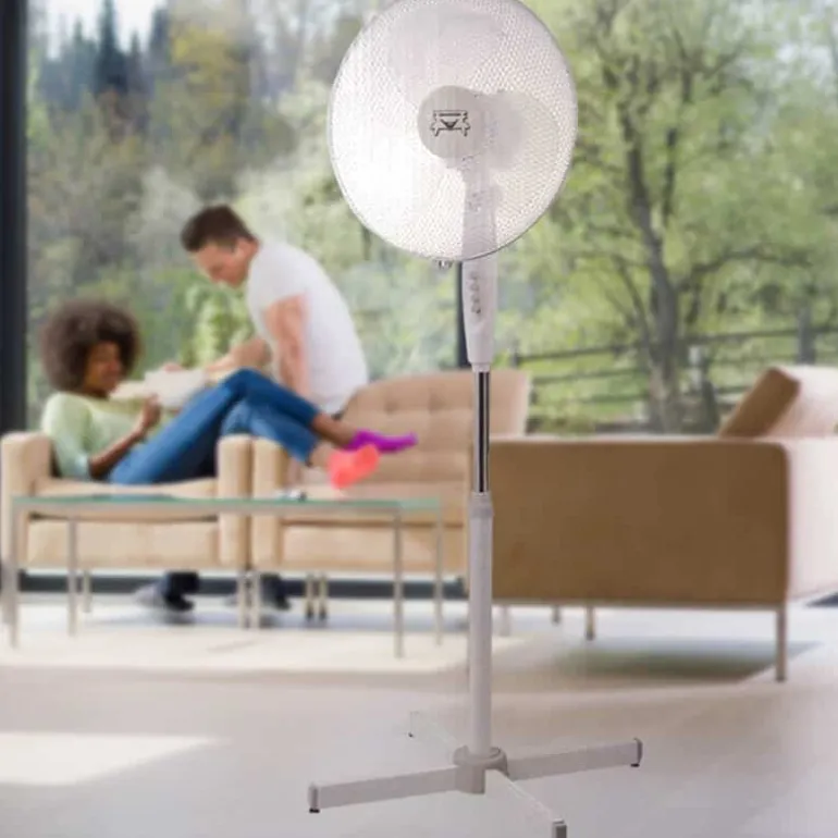 Ventilator op voet (ø40cm) grijs