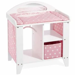 Verzorgingstafel met kussen, opbergdoos & kapstok