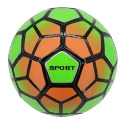 Voetbal size 5 in TPU neon groen/oranje