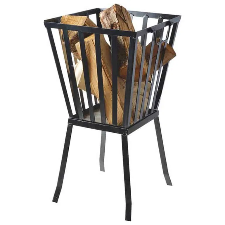 Vuurkorf vierkant 32x31x57cm