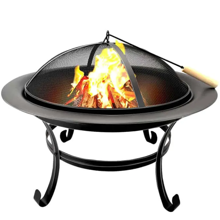 Vuurschaal 58,5×75,5cm staal met deksel