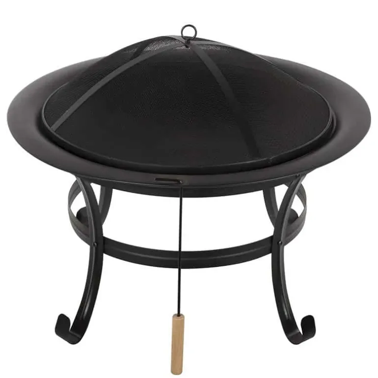 Vuurschaal 58,5×75,5cm staal met deksel