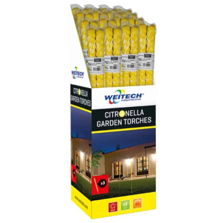 Weitech Tuinfakkel met citroengeur (70cm) 3 stuks