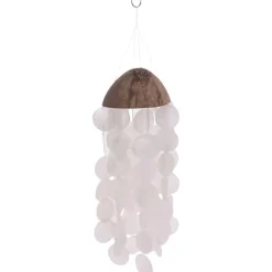 Windgong kokosnoot schelpen (ø13x45cm)