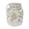 Windlicht hang macrame (20xH26cm)