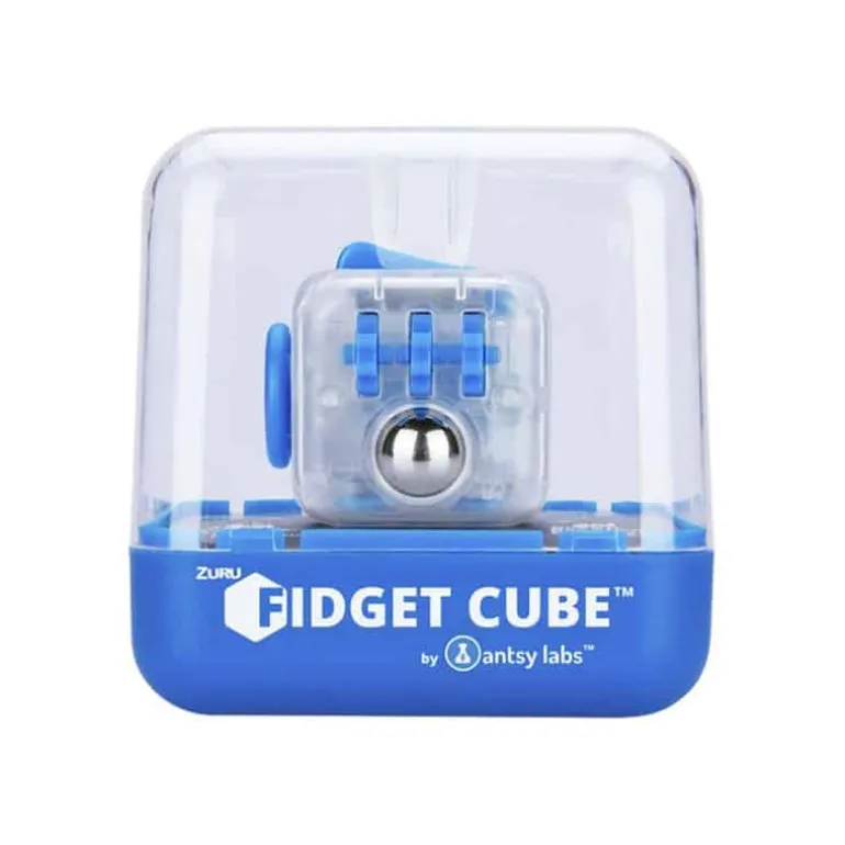 Zuru Fidget Cube Blue 8101B-D – Anti Stress Speelgoed, friemelkubus